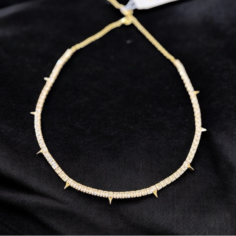 Kendra Scott 14k Gold plated CZ Tennis Necklace